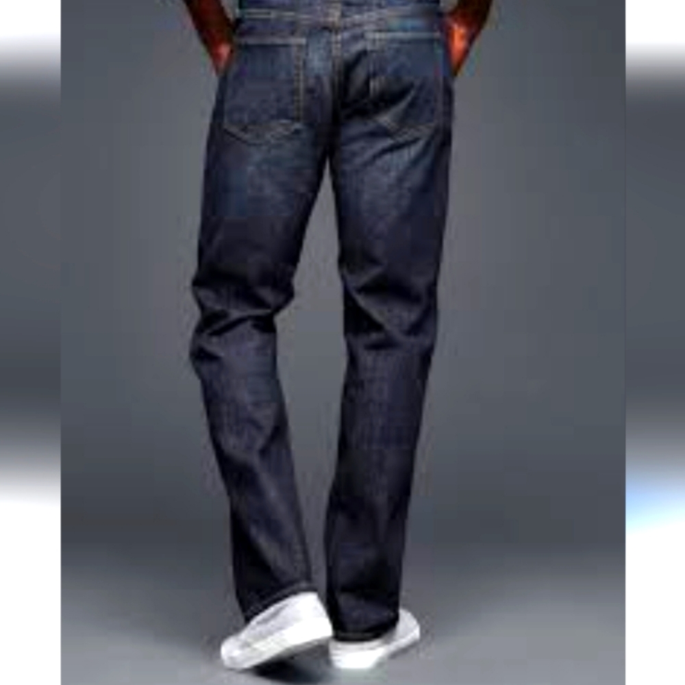 Gap 1969 Men's Standard Fit Jeans in Bleu Denim, Size 32x30 - Picture 9 of 14